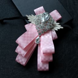 Men's Handmade Bow Tie Formal Dress Wedding Banquet Host Evening Crystal Ribbon Tassel Diamond Bowtie For Man Luxury Butterfly