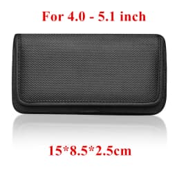 Mobile Phone Waist Bag 3.5-6.3 inch for iPhone Samsung Xiaomi Phone Pouch Case Belt Clip Holster Oxford Cloth Bag Flip Cover