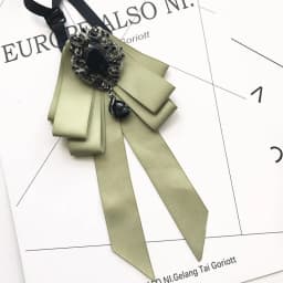 Vintage Crystal Fabric Bow Tie Brooch Korean Fashion Bowties Neckties for Women White Shirt Collar Luxury Jewelry Accessories
