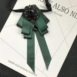 Vintage Crystal Fabric Bow Tie Brooch Korean Fashion Bowties Neckties for Women White Shirt Collar Luxury Jewelry Accessories