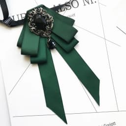 Vintage Crystal Fabric Bow Tie Brooch Korean Fashion Bowties Neckties for Women White Shirt Collar Luxury Jewelry Accessories