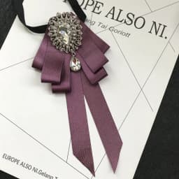 Vintage Crystal Fabric Bow Tie Brooch Korean Fashion Bowties Neckties for Women White Shirt Collar Luxury Jewelry Accessories