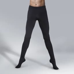 Mens Ballet Dance Tights Full Length Leggings Ballet Costume Training Pants Pantyhose Lycra Elastic Waistband White Black