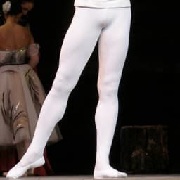 Mens Ballet Dance Tights Full Length Leggings Ballet Costume Training Pants Pantyhose Lycra Elastic Waistband White Black