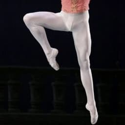 Mens Ballet Dance Tights Full Length Leggings Ballet Costume Training Pants Pantyhose Lycra Elastic Waistband White Black