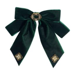 Women Vintage Elegant Pre-Tied Neck Tie Brooch Imitation Pearl Jewelry Ribbon Bow Tie Corsage for Shirt Collar Clothes Dropship