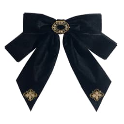 Women Vintage Elegant Pre-Tied Neck Tie Brooch Imitation Pearl Jewelry Ribbon Bow Tie Corsage for Shirt Collar Clothes Dropship
