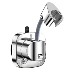 1Pc Universal Shower Head Holder Adjustable Strong Adhesive ABS Shower Brackets Suction Cup Wall Mount Waterproof Shower Base