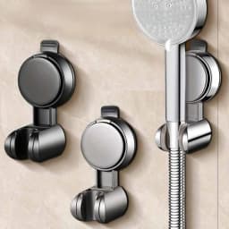 1Pc Universal Shower Head Holder Adjustable Strong Adhesive ABS Shower Brackets Suction Cup Wall Mount Waterproof Shower Base