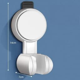 1Pc Universal Shower Head Holder Adjustable Strong Adhesive ABS Shower Brackets Suction Cup Wall Mount Waterproof Shower Base