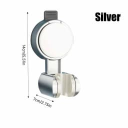 1Pc Universal Shower Head Holder Adjustable Strong Adhesive ABS Shower Brackets Suction Cup Wall Mount Waterproof Shower Base