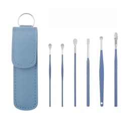 Effective 6Pcs Earwax Cleaning Tool with Spiral Earpick and Ear Curette, Ear Care Tool for Daily Use
