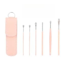 Effective 6Pcs Earwax Cleaning Tool with Spiral Earpick and Ear Curette, Ear Care Tool for Daily Use