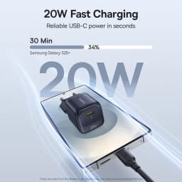Baseus USB Type C Charger 20W Portable USB C Charger Support Type C PD Fast Charging For iPhone 15 14 13 12 Pro Max 11 X 8 Plus
