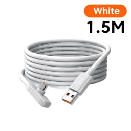 100W USB to Type C Fast Charging 90° Elbow Data Cable PD USB C Super Charging Game Cable for Samsung S23 S22 Huawei POCO Realme