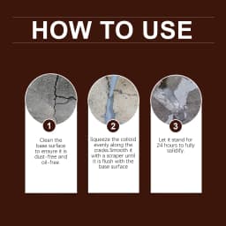 Concrete Crack Filler Self Leveling Sealant Driveway Repair Adhesive Masonry Gap Filler Waterproof Concrete Sealer Quick Dry