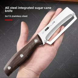 WXCOO Stainless Steel Fruit Peeler Wooden Handle Paring Knife Planer Sugarcane Household Thick Fruits Vegetables Scraping Tools