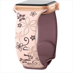 Engraved Strap For Apple Watch Band 46mm 40mm 44mm 41mm 42 45 49mm silicone bracelet For iwatch series 11 10 9 7 se 6 5 8 ultra