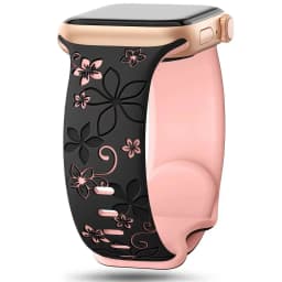 Engraved Strap For Apple Watch Band 46mm 40mm 44mm 41mm 42 45 49mm silicone bracelet For iwatch series 11 10 9 7 se 6 5 8 ultra