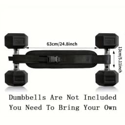 Adjustable Weighted Waist Belt, for Home Workouts, Dumbbell Training & Hip Shaping, Home Gym Fitness Equipment