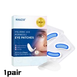 Retinol Microneedle Eye Patches with Hyaluronic Acid & Firming Peptides,for Forehead, Eye Area, Crow's Feet & Smile Lines,1Pair.