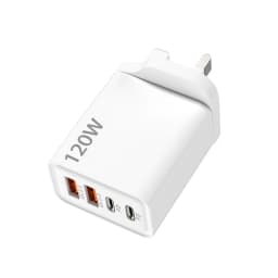 Total 120W Fast Charger USB Type C Cable Fast Charging Phone Power Adapter For iPhone Xiaomi Samsung Quick Charge Wall Charger