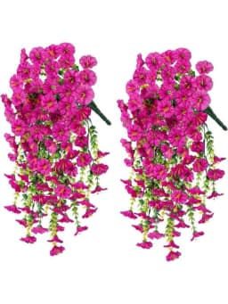 1/2Pcs Artificial Flowers Vine Morning Glory Wedding Bridal Home Room Table Festival Decor Outdoor Yard Garden Arch DIY Gift Box