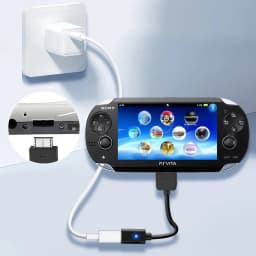 USB C Cable for Playstation Vita 1000 Controller Charging Adapter Type C LED Convert Cord for PS Vita 1000 Console Power Wire