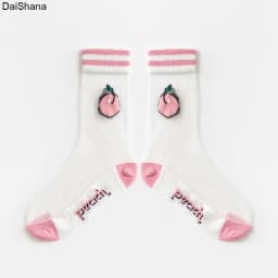 2021 New Product  High Quality Women Socks Harajuku Crystal Slik Tide Socks Funny Sunflowers Vines Flowers Happy Cute Socks