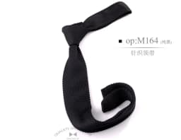 Men's Knitted Knit Leisure Striped Tie Classic Plain Corner Neck Ties For Men Skinny 5cm Normal Necktie Woven Designer Cravat