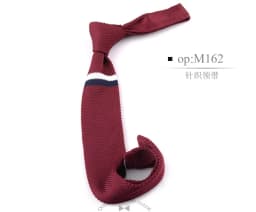 Men's Knitted Knit Leisure Striped Tie Classic Plain Corner Neck Ties For Men Skinny 5cm Normal Necktie Woven Designer Cravat