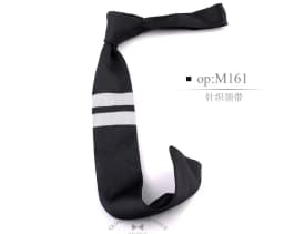 Men's Knitted Knit Leisure Striped Tie Classic Plain Corner Neck Ties For Men Skinny 5cm Normal Necktie Woven Designer Cravat