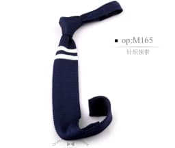 Men's Knitted Knit Leisure Striped Tie Classic Plain Corner Neck Ties For Men Skinny 5cm Normal Necktie Woven Designer Cravat