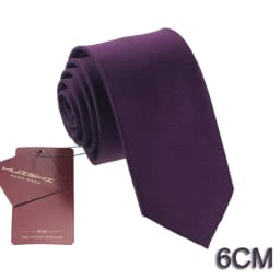 Classic Business Necktie Collar Men Women Quality Stripe Ties Scarves Deep Purple Waterproof British Style Mens Neck Ties Color