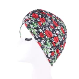 2022 New Print African Headtie Turban Cap Soft Stretch Twisted Pleated Beanie Head Wrap for Women Chemo Bonnet