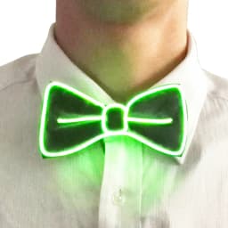 Flashing Neon Light LED Tie Halloween Christmas Dance Supplies Wedding Performance Decoration Luminous EL Wire Necktie