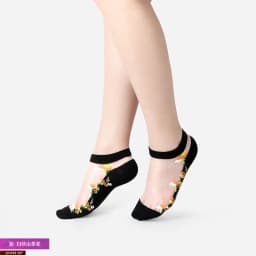 Sexy fishnet Women Lace Ruffle Soft Comfy Sheer Silk Elastic Mesh Knit Frill Trim Transparent Ankle funny socks 1pair=2pcs