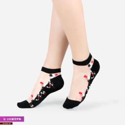 Sexy fishnet Women Lace Ruffle Soft Comfy Sheer Silk Elastic Mesh Knit Frill Trim Transparent Ankle funny socks 1pair=2pcs