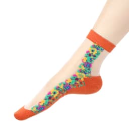 Sexy fishnet Women Lace Ruffle Soft Comfy Sheer Silk Elastic Mesh Knit Frill Trim Transparent Ankle funny socks 1pair=2pcs