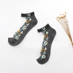 Sexy fishnet Women Lace Ruffle Soft Comfy Sheer Silk Elastic Mesh Knit Frill Trim Transparent Ankle funny socks 1pair=2pcs