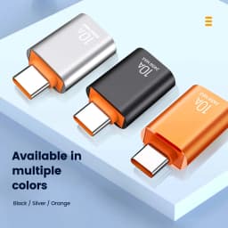 Elough 10A USB Type C To USB A Adapter USB 3.0to Type C OTG Converter Connector For Macbook iPad Huawei Xiaomi Samsung