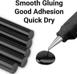 Black Hot Glue Sticks Hot Melt Glue Sticks Dent Repair Tool EVA Colored Hot Melt Adhesive for Car DIY Art Craft General Repairs