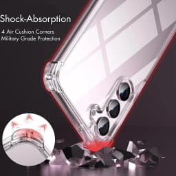 Hybrid Shockproof Case For Samsung Galaxy S26 S25 FE S24 S23 S21 S22 Plus Ultra Clear Hard Case For Samsung A57 A37 A56 A36 A54
