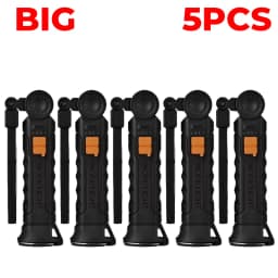 Portable COB LED Flashlight USB Rechargeable Work Light Magnetic Lanterna Hanging Lamp with Built-in Battery Camping Torch