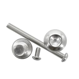 304 Stainless Steel Hex Screw ISO7380 Hexagon Socket Allen Bolts Metal Machine Threaded Screws M2 M2.5 M3 M4 M5 M6 M8 M10 M12