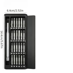 25 in 1 mini screwdriver set,flat head and cross shaped small screwdrivers, suitable for electronic products,Halloween,Christmas