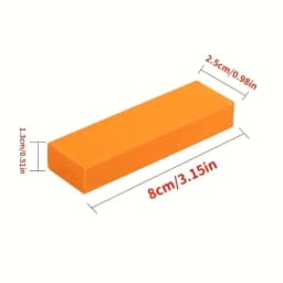 5Pcs Effortless Rubber Scrubber Magic Cleaning Eraser - Safe Uncharged Stain and Rust Remover for Bathroom Glass, Kitchen Pots