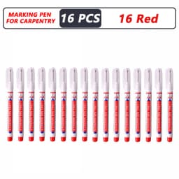 iLMH 1-40PCS Deep Hole Long Nib Head Markers For Metal Perforating Pen Waterproof Bathroom Woodworking Decoration Multi-Purpose