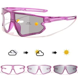 Men Women Photochromic Motorcycle Glasses Outdoor Sports Big Frame Windproof Cycling Running Hiking Goggles