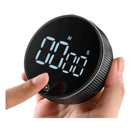 Dinrgo Magnetic Digital Timers Manual Countdown Kitchen Timer Countdown Clock Mechanical Counter for Cooking Shower Study